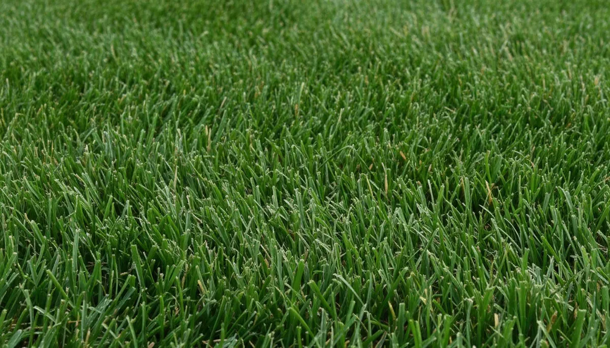 Close-up of freshly mowed green grass showing uniform cut height by lawn care experts in Cape Coral, FL