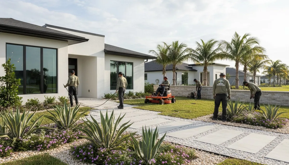 Cape Coral, FL landscaping services for residential lawn care and yard maintenance
