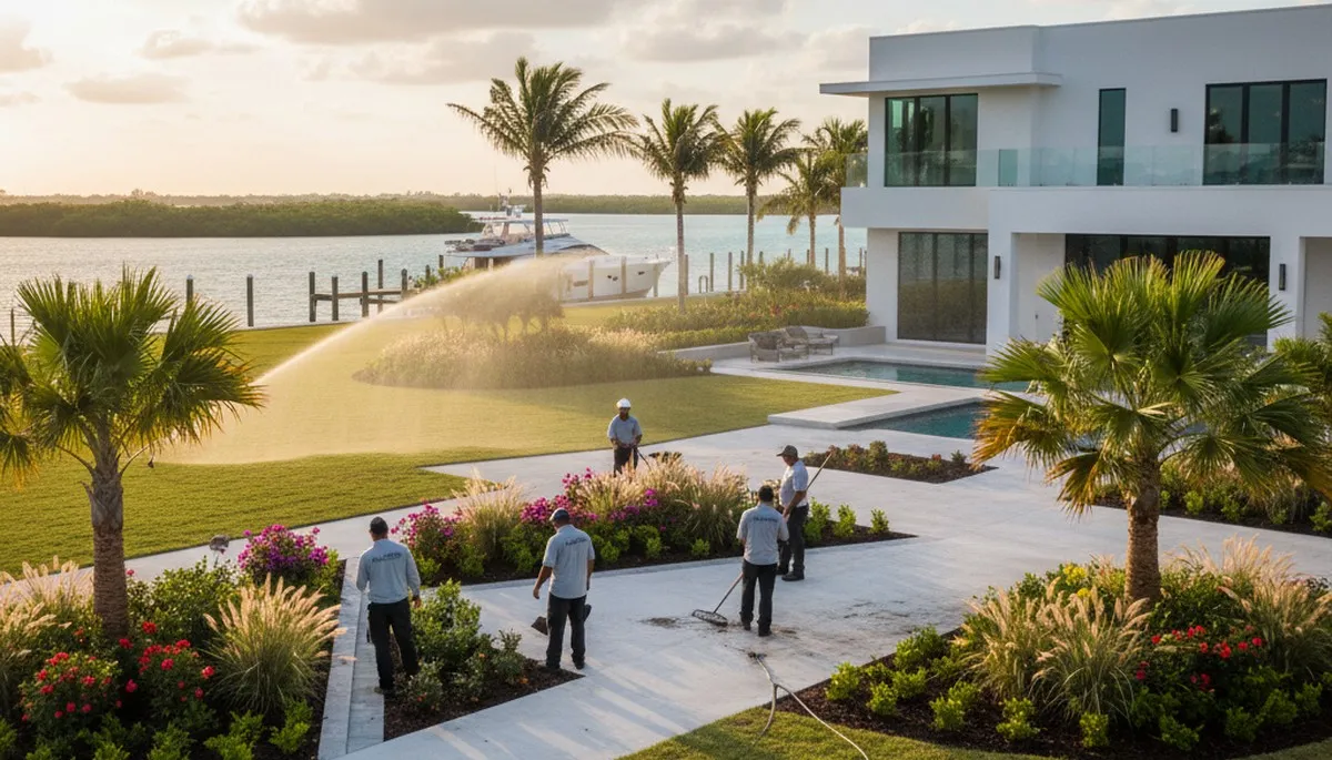 Cape Coral, FL landscaping service for lawn care and yard maintenance